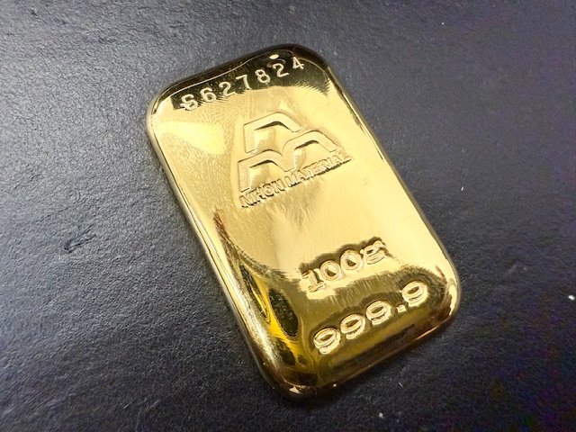 純金 インゴット 高価買取します！